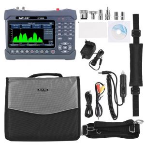 ST-6986 DVB-S/S2/T/T/T2/C Chercheur de satellite combiné Chercheur de signaux de télévision par satellite numérique portatif HEVC H.265 (10 Bit) MPEG-4 avec écran LCD TFT de 7 pouces