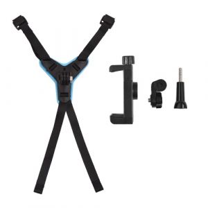 Porte-casque Porte-casque Caméra d'action avec adaptateur pour téléphone mobile compatible avec GoPro Héros/ DJI Osmo/ AKASO Caméra d'action