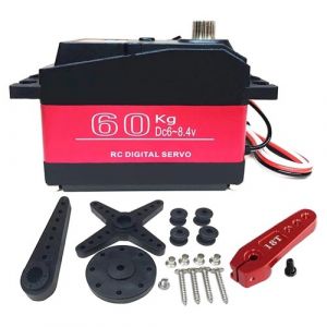 60KG Servo num&eacute;rique en m&eacute;tal engrenage Servo 180&deg; grand couple de remplacement pour 1/5 Redcat HPI Baja 5B SS RC Servo voiture Compatible SAVOX-0236