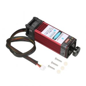 Module Laser 10W 450nm Gravure T&ecirc;te Laser Gravure Haute Pr&eacute;cision M&eacute;tal Bois Acrylique pour Machine de Gravure Laser Machine de D&eacute;coupe de Routeur CNC