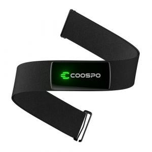 Coospo H9Z Moniteur de fr&eacute;quence cardiaque Sangle thoracique basse &eacute;nergie R&eacute;el &Eacute;cran de fr&eacute;quence cardiaque avec BT 5.0/ANT+ pour la course &agrave; pied de yoga