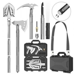 Ensemble d'outils de camping à la hache de survie Géant de survie portable pliable pour le camping extérieur