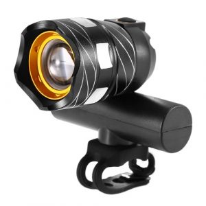 Lampe frontale à bicyclette rechargeable USB Lampe à vélo rechargeable à DEL