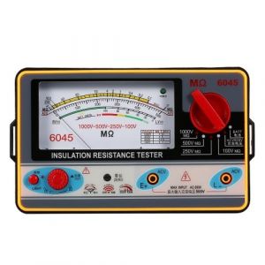 Épreuveur de résistance à l'isolation Numérique Ohmmètre de poche Mégamètre 0-2000MΩ 100V/250V/500V/1000V Mégohmmètre de haute précision Instrument de mesure de l'isolation