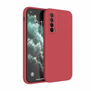 Coque silicone liquide minimaliste pour Huawei Mate, Mauve / Mate 20 Pro
