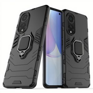 Coque anti-choc avec anneau magnétique pour Huawei Nova, Noir / Nova Y90