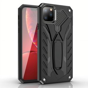 Coque Huawei Mate armure blindée avec support pliable, Noir / Mate 20 Pro