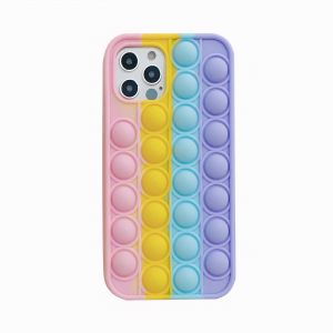 Coque iPhone Pop-it en silicone liquide, Multicolore / iPhone 7 Plus/8 Plus