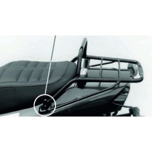 Support top case Hepco & Becker tubulaire - noir