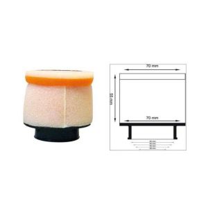 Filtre à air Twin air cylindrique Ø35mm - 158974
