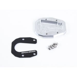 Extension de b&eacute;quille Hepco & Becker lat&eacute;rale - noir/argent