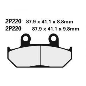 Plaquettes de freins Nissin route semi-métallique - 2P-220NS