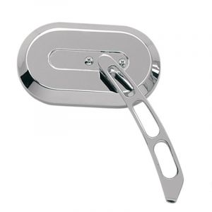 R&eacute;troviseur Drag Specialties Oval position gauche (l'unit&eacute;)