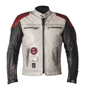 Blouson Moto Helstons TRACKER CUIR RAG