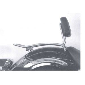 Porte Bagage Hepco & Becker Solorack avec dosseret - chrome