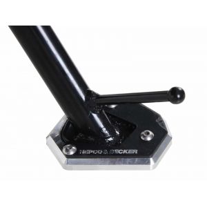 Extension de b&eacute;quille Hepco & Becker lat&eacute;rale - noir/argent