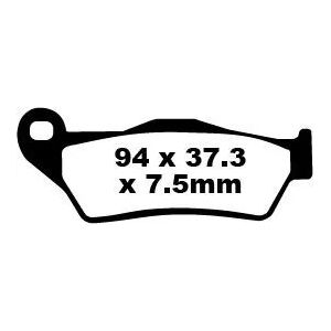 Plaquettes de freins EBC Base organique
