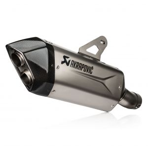 Silencieux Akrapovic Titane embout carbone