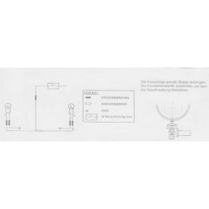 Feux Hepco & Becker Twinlight (route) avec support et c&acirc;ble - chrome