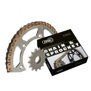 Kit chaine AFAM 520 Type Acier origine