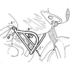 Pare-carter Hepco & Becker Crashbar - noir