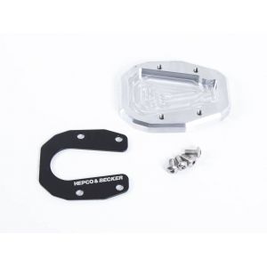 Extension de b&eacute;quille Hepco & Becker lat&eacute;rale - noir/argent