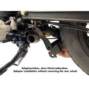 B&eacute;quille centrale Hepco & Becker - noir