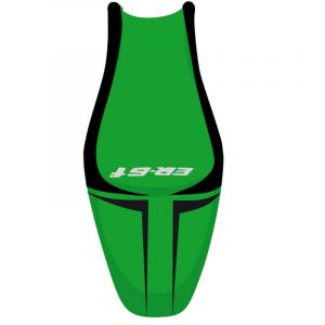 Housse de selle Bagster Spécial S Vert Nacré/Noir/Lettres Noires
