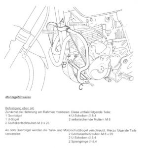 Pare-carter Hepco & Becker Crashbar - noir