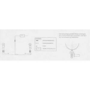 Feux Hepco & Becker Twinlight (route) avec support et c&acirc;ble - chrome