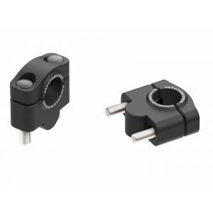 Rehausseur de guidon Hepco & Becker 25 mm - noir