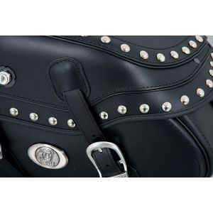 Valise Hepco & Becker Buffalo Custom gauche pour support tubulaires - noir