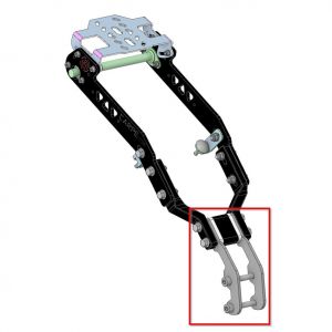 Kit de fixation Carpe Iter Pour montage sur masque - Yamaha T&eacute;n&eacute;r&eacute; 700