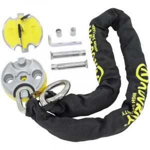 Antivol Auvray CHAINE MOTO XTREM PROTECT LASSO DIAMETRE 12 LONGUEUR 120 AVEC POINT D'ANCRAGE