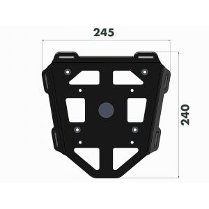 Porte Bagage Hepco & Becker Minirack - noir