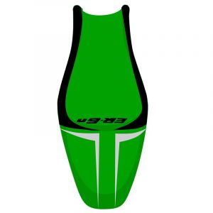 Housse de selle Bagster Sp&eacute;cial S Vert Noir/Gris/Lettres Grises Claires