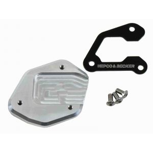 Extension de b&eacute;quille Hepco & Becker lat&eacute;rale - noir/argent