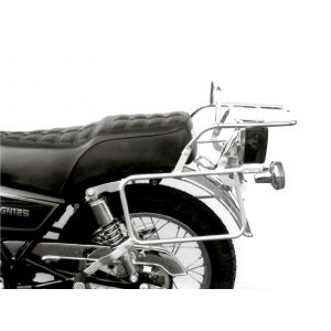 Support top case Hepco & Becker tubulaire complet avec support de valises lat&eacute;rales - chrome