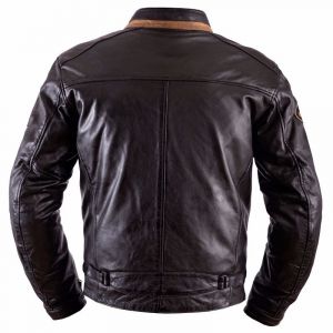 Blouson Moto Helstons ACE - cuir RAG marron