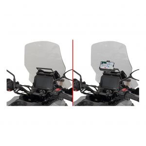 Barre de fixation guidon Givi Chassis pour support GPS