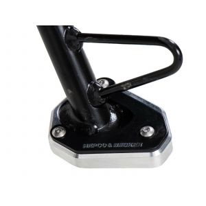 Extension de b&eacute;quille Hepco & Becker lat&eacute;rale - noir/argent