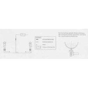 Feux Hepco & Becker Twinlight (route) avec support et c&acirc;ble - chrome