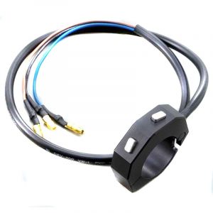 Commodo &eacute;lectrique Daytona universel noir mat