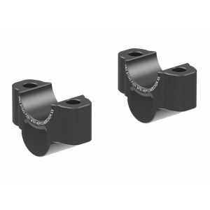 Rehausseur de guidon Hepco & Becker 25 mm - noir