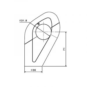 Pontet de guidon Rizoma Aluminium