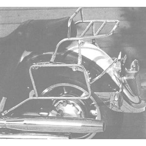 Support top case Hepco & Becker avec support de valises lat&eacute;rales - chrome