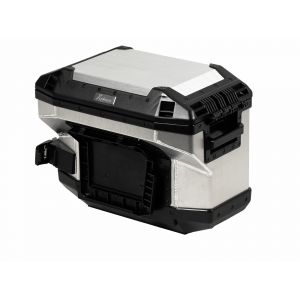 Valise Hepco & Becker Xplorer 37 gauche pour support cutout - argent