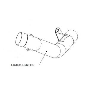 Collecteur Akrapovic Tube liaison