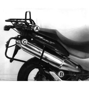 Support top case Hepco & Becker avec support de valises lat&eacute;rales - noir