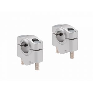 Rehausseur de guidon Hepco & Becker 25 mm - argent